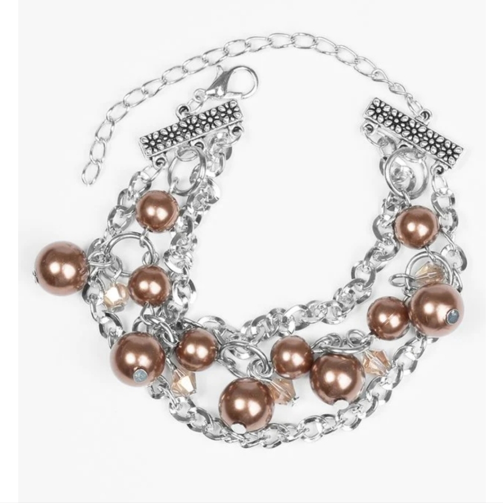 NWT paparazzi bracelet, Manhattan musical, brown